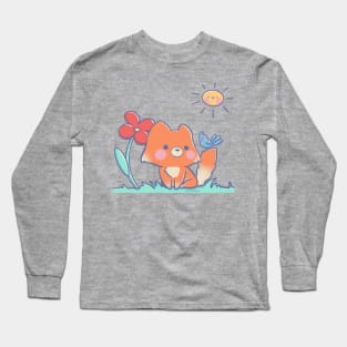 Cute fox Long Sleeve T-Shirt